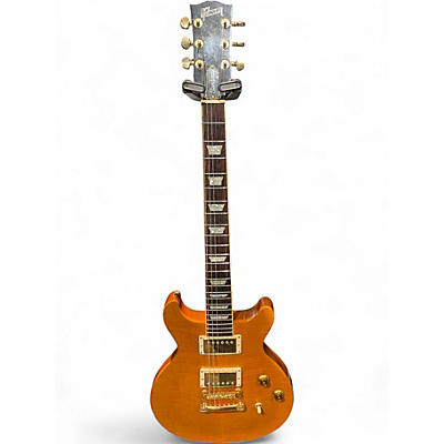Used Gibson Les Paul Standard Double Cut amber serrano Solid Body Electric Guitar