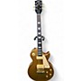 Used Gibson Les Paul Standard Gold Solid Body Electric Guitar Gold