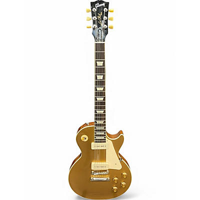 Used Gibson Les Paul Standard Gold Top Solid Body Electric Guitar