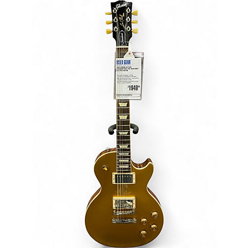 Used Gibson Les Paul Standard Gold Top Solid Body Electric Guitar Gold Top