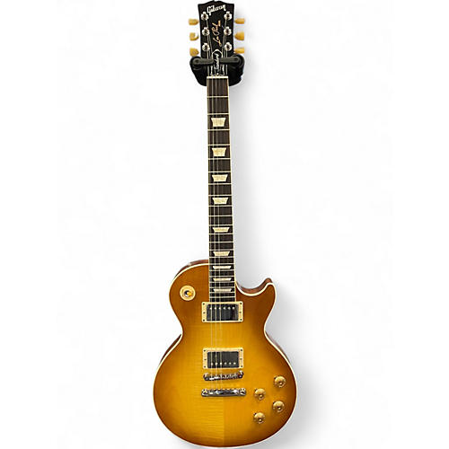 Used Gibson Les Paul Standard Gold Top Solid Body Electric Guitar Gold Top