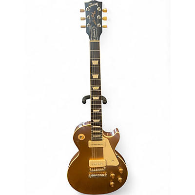 Used Gibson Les Paul Standard Gold Top Solid Body Electric Guitar