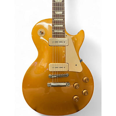 Used Gibson Les Paul Standard Gold Top Solid Body Electric Guitar