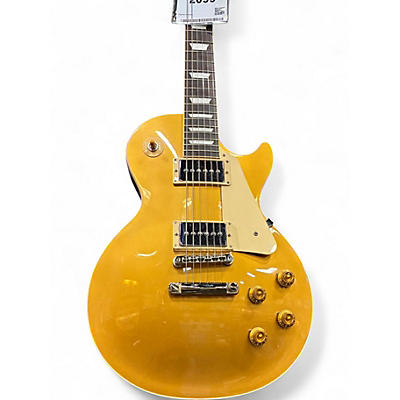 Used Gibson Les Paul Standard Gold Top Solid Body Electric Guitar
