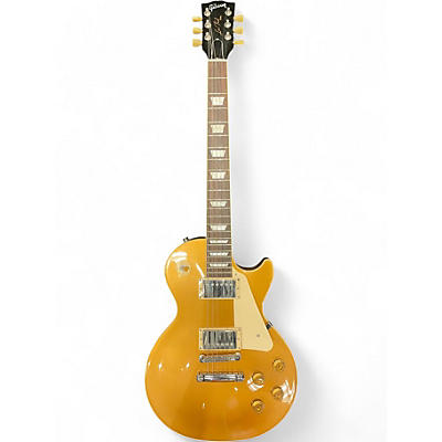 Used Gibson Les Paul Standard Gold Top Solid Body Electric Guitar