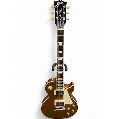 Used Gibson Les Paul Standard Metallic Gold Solid Body Electric Guitar