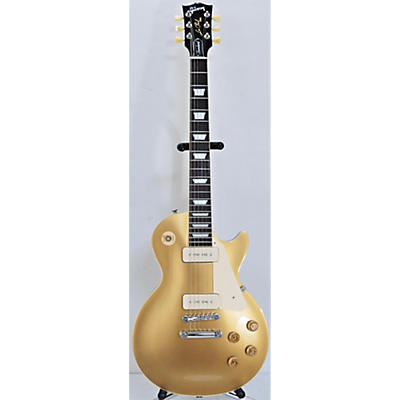 Gibson Used Gibson Les Paul Standard P90 Gold Solid Body Electric Guitar