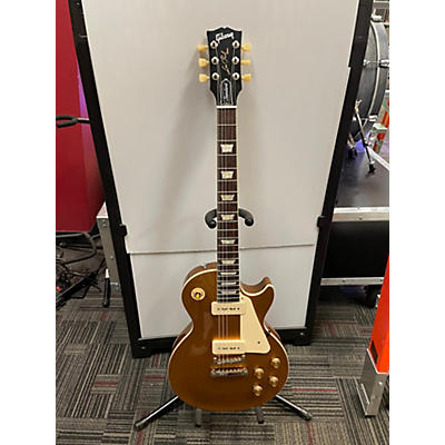 Gibson Used Gibson Les Paul Standard P90 Goldtop Solid Body Electric Guitar