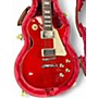 Used Gibson Les Paul Standard Trans Red Solid Body Electric Guitar Trans Red