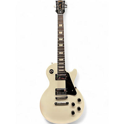 Used Gibson Les Paul Studio Alpine White Solid Body Electric Guitar