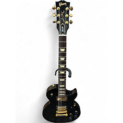 Used Gibson Les Paul Studio Black and Gold Solid Body Electric Guitar