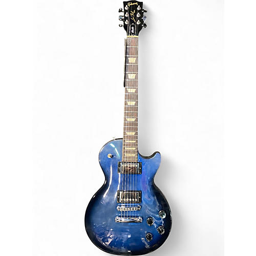 Used Gibson Les Paul Studio Blue Solid Body Electric Guitar Blue