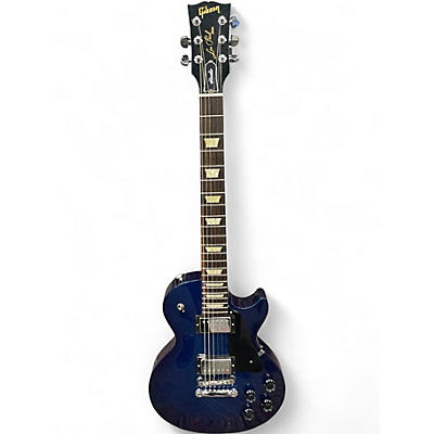 Used Gibson Les Paul Studio Blue Solid Body Electric Guitar
