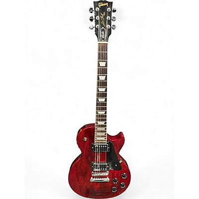 Used Gibson Les Paul Studio Cherry Solid Body Electric Guitar