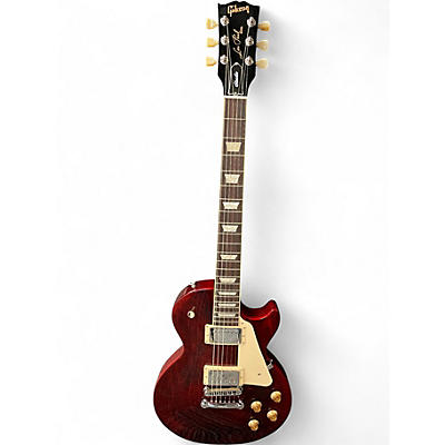 Used Gibson Les Paul Studio Cherry Solid Body Electric Guitar