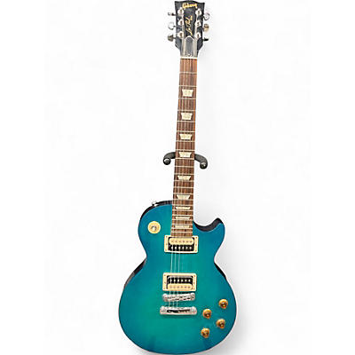 Used Gibson Les Paul Studio Deluxe Caribbean Night Solid Body Electric Guitar