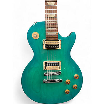 Used Gibson Les Paul Studio Deluxe IV Ocean Turquoise Solid Body Electric Guitar