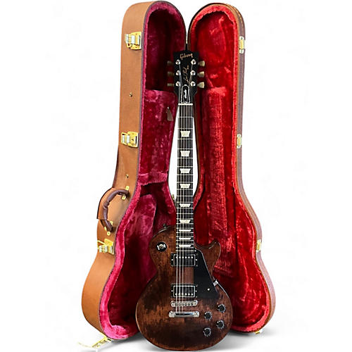 Used Gibson Les Paul Studio Faded Walnut Solid Body Electric Guitar Walnut