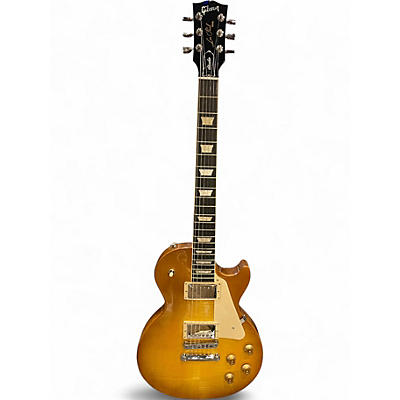 Used Gibson Les Paul Studio Figured Lemonburst Solid Body Electric Guitar