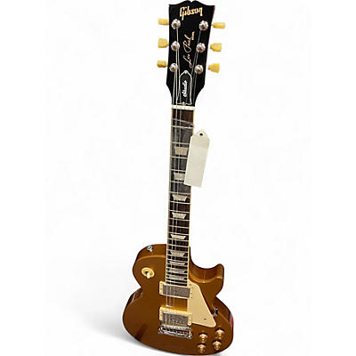 Used Gibson Les Paul Studio Gold Top Solid Body Electric Guitar