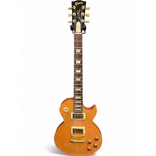 Used Gibson Les Pau;l Studio Premium Plus Natural Solid Body Electric Guitar Natural