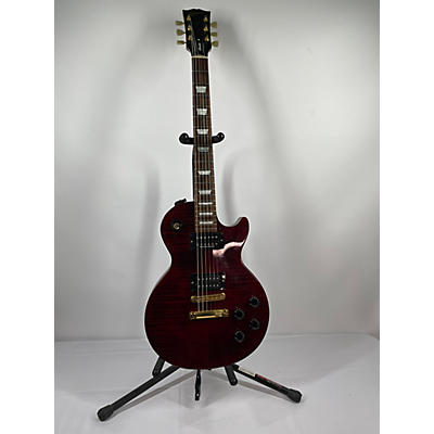 Gibson Used Gibson Les Paul Studio Premium Plus Trans Red Solid Body Electric Guitar