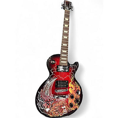 Used Gibson Les Paul Studio RED BURST CUSTOM Solid Body Electric Guitar