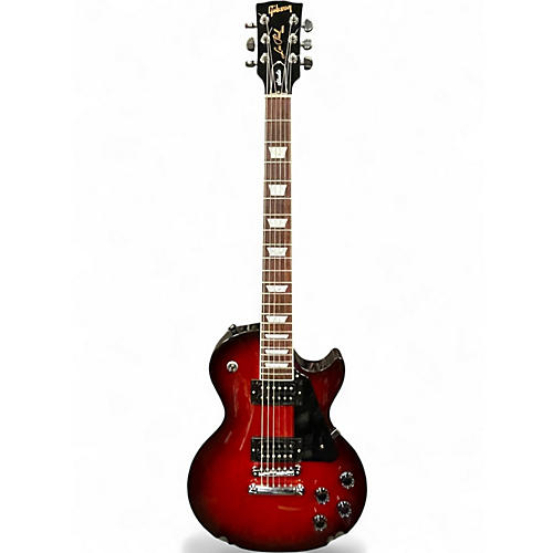 Used Gibson Les Paul Studio Red to Black Fade Solid Body Electric Guitar Red to Black Fade
