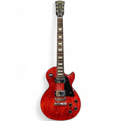 Used Gibson Les Paul Studio Satin Red Solid Body Electric Guitar
