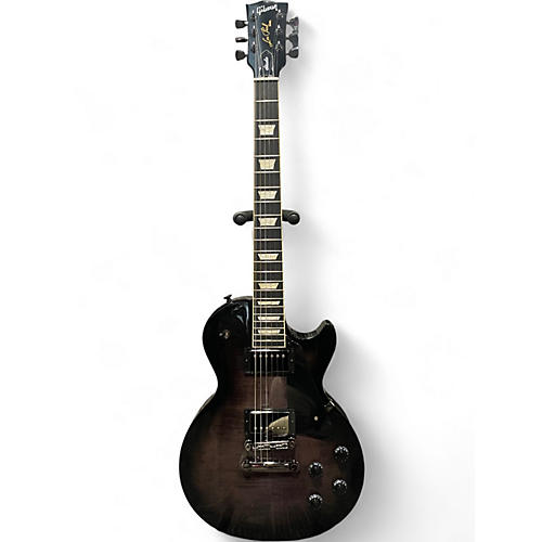 Used Gibson Les Paul Studio Session Trans Black Solid Body Electric Guitar Trans Black
