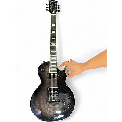 Used Gibson Les Paul Studio Session Trans Black Solid Body Electric Guitar