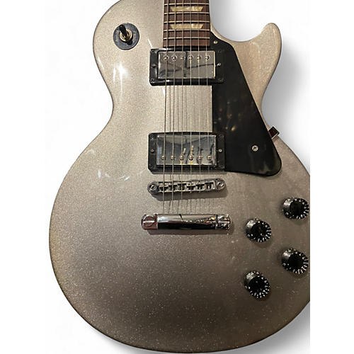 Used Gibson Les Paul Studio Silver Solid Body Electric Guitar Silver