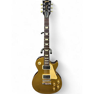 Used Gibson Les Paul Studio Standard Gold Top Gold Solid Body Electric Guitar