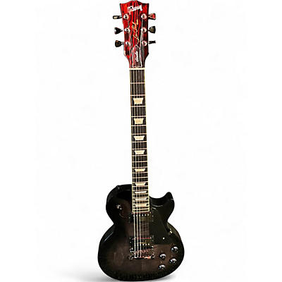 Used Gibson Les Paul Studio Trans Black Solid Body Electric Guitar