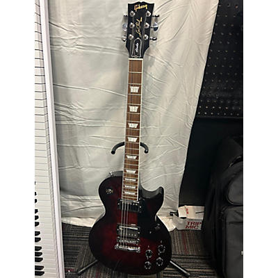 Gibson Used Gibson Les Paul Studio Trans Red Solid Body Electric Guitar