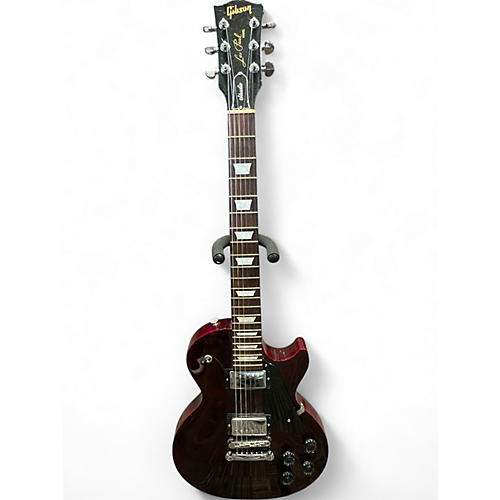 Used Gibson Les Paul Studio Trans Red Solid Body Electric Guitar Trans Red