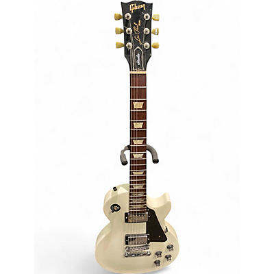 Used Gibson Les Paul Studio White Solid Body Electric Guitar