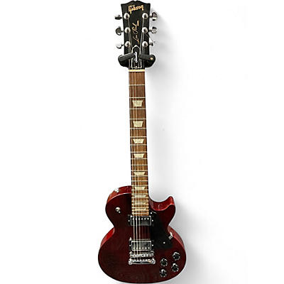 Used Gibson Les Paul Studio Worn Cherry Solid Body Electric Guitar