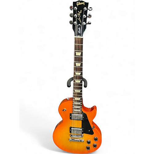 Used Gibson Les Paul Studio orange Solid Body Electric Guitar orange
