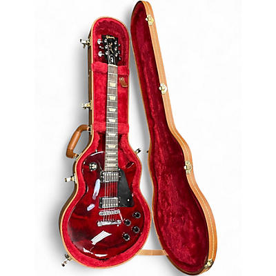 Used Gibson Les Paul Studio w/ Grover Locking Tuners  Wine Red  Solid Body Electric Guitar