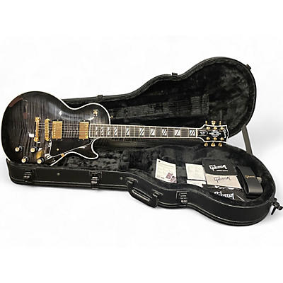 Used Gibson Les Paul Supreme Trans Black Solid Body Electric Guitar