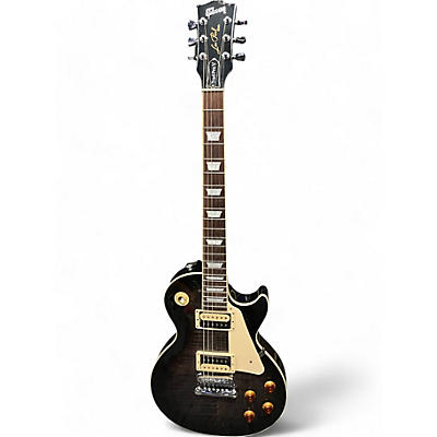 Gibson Used Gibson Les Paul Trad Pro Transparent Ebony Burst Solid Body Electric Guitar