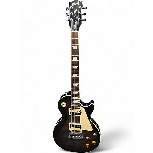 Gibson Used Gibson Les Paul Trad Pro Transparent Ebony Burst Solid Body Electric Guitar Transparent Ebony Burst