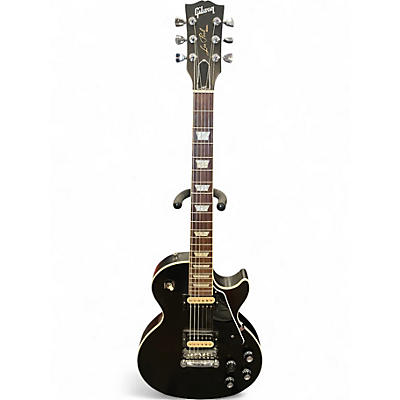 Used Gibson Les Paul Trad Pro V Satin Black Solid Body Electric Guitar