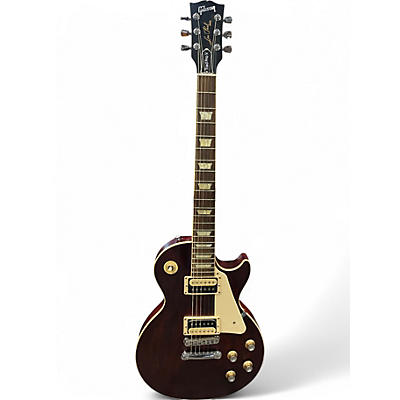Used Gibson Les Paul Traditional Pro V Burgundy Solid Body Electric Guitar