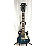 Used Gibson Used Gibson Les Paul Traditional Pro V Flame Top Blue Burst Solid Body Electric Guitar Blue Burst