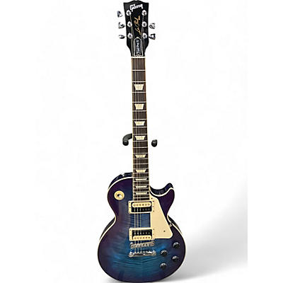 Gibson Used Gibson Les Paul Traditional Pro V Flame Top Blueberry Burst AAA Flame Solid Body Electric Guitar