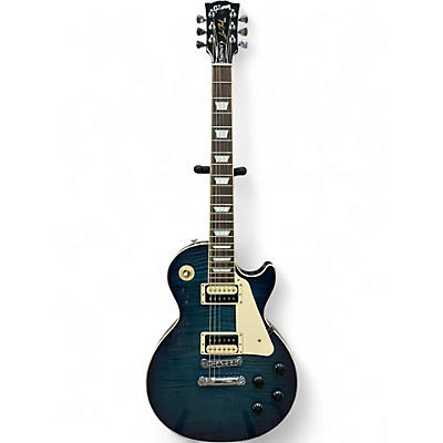 Used Gibson Les Paul Traditional Pro V Flame Top Blueberry Burst Solid Body Electric Guitar