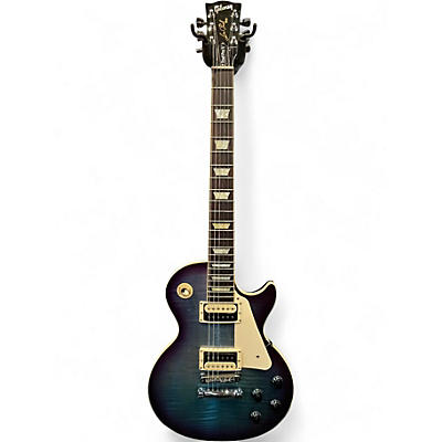 Used Gibson Les Paul Traditional Pro V Flame Top Blueberry Burst Solid Body Electric Guitar