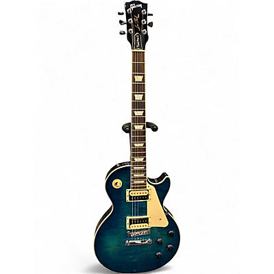 Used Gibson Les Paul Traditional Pro V Flame Top Ocean Water Perimeter Solid Body Electric Guitar